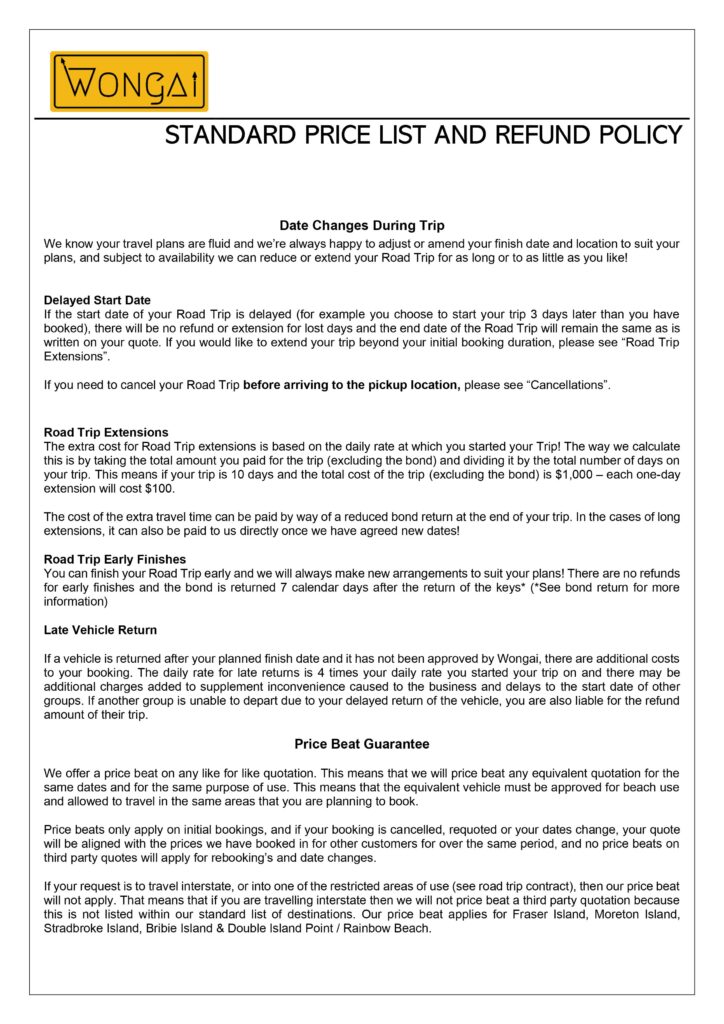 rental contract